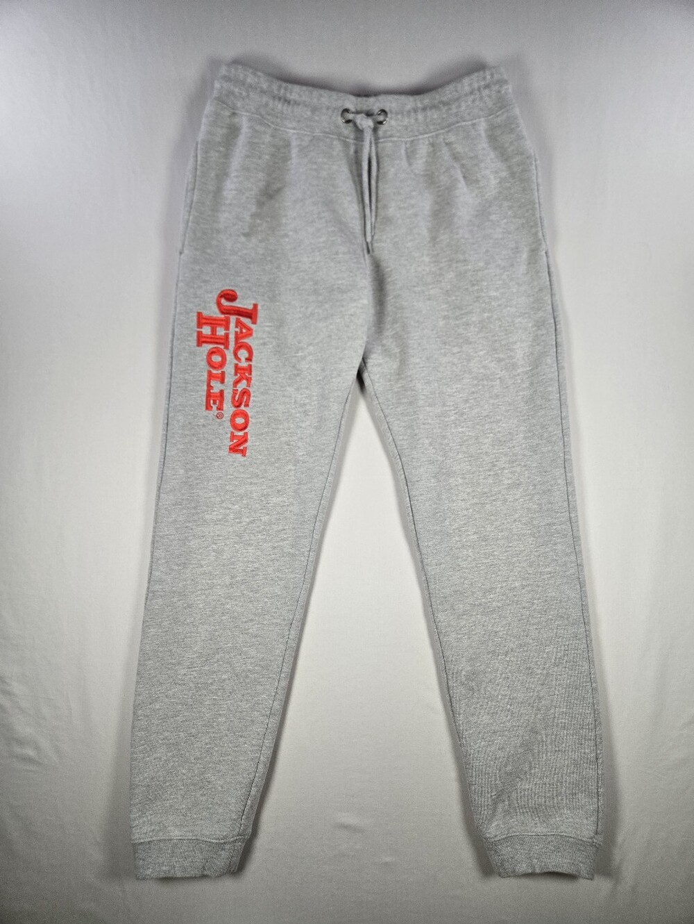 Jackson Hole Grey Fleece Jogger Sweatpants Size Small